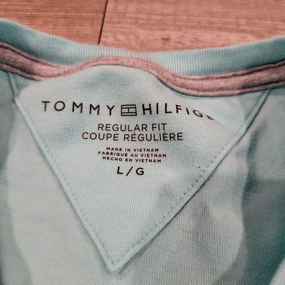 Tommy Hilfiger Palm Tree Graphic Tee Shirt Regular Fit Men's Size Large - Picture 4 of 8